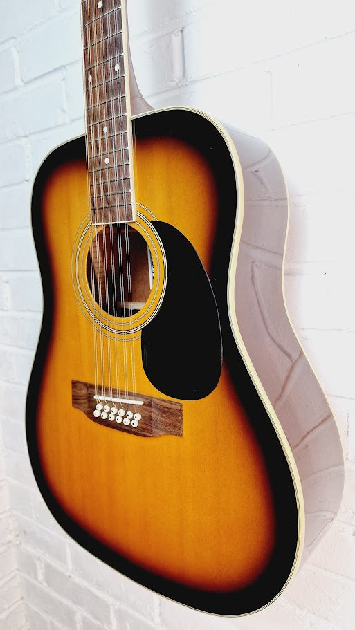 MANITO DRW-9953 12 STRING SUNBURST ACOUSTIC GUITAR