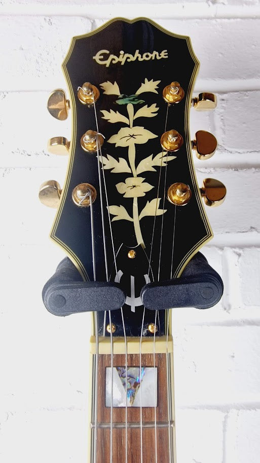 EPIPHONE SHERATON II EB 335 SEMI HOLLOW EBONY ELECTTRIC GUITAR