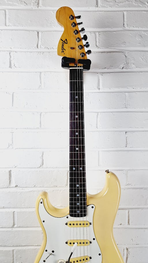 FENDER MIJ "E SERIES" 80s LEFT HANDED OLYMPIC WHITE STRATOCASTER