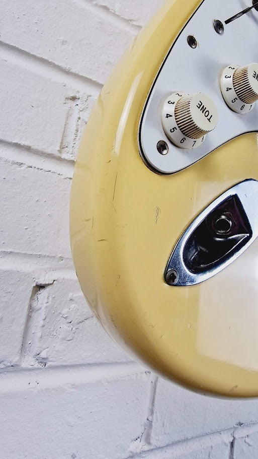 FENDER MIJ "E SERIES" 80s LEFT HANDED OLYMPIC WHITE STRATOCASTER