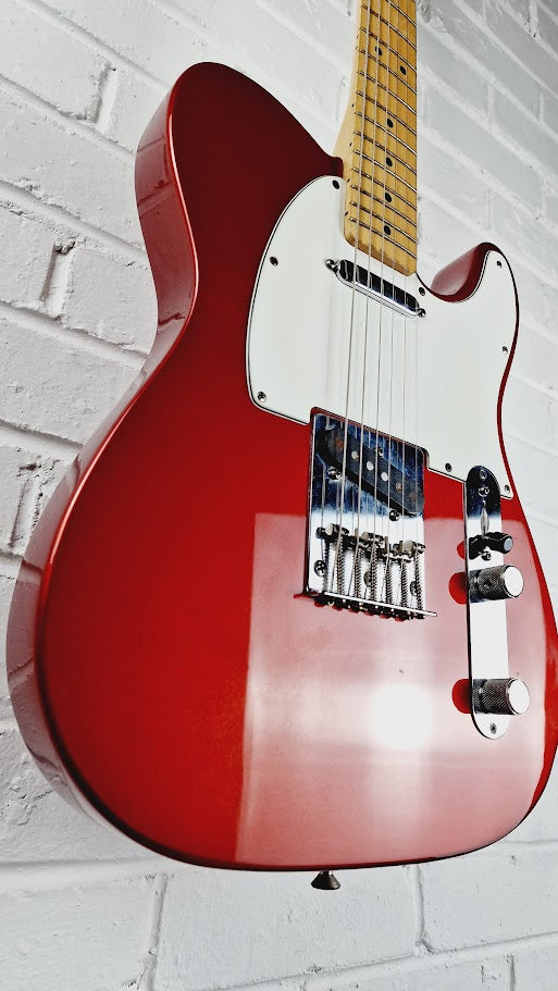 FENDER TELECASTER 1992 MIM CHERRY RED ELECTRIC GUITAR