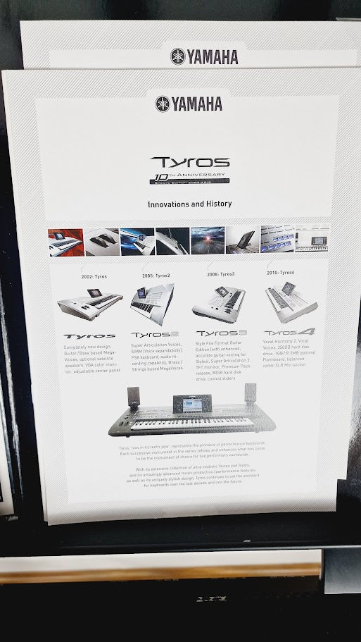YAMAHA TYROS 4 SPECIAL EDITION XL 10TH ANNIVERSARY KEYBOARD
