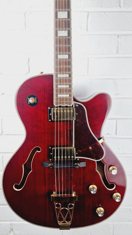 EPIPHONE JOE PASS EMPEROR II PRO WINE RED ELECTRIC GUITAR