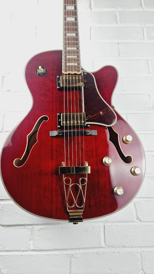 EPIPHONE JOE PASS EMPEROR II PRO WINE RED ELECTRIC GUITAR