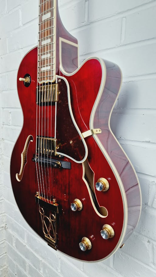 EPIPHONE JOE PASS EMPEROR II PRO WINE RED ELECTRIC GUITAR
