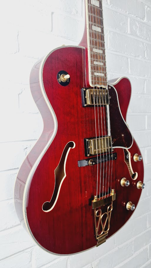 EPIPHONE JOE PASS EMPEROR II PRO WINE RED ELECTRIC GUITAR