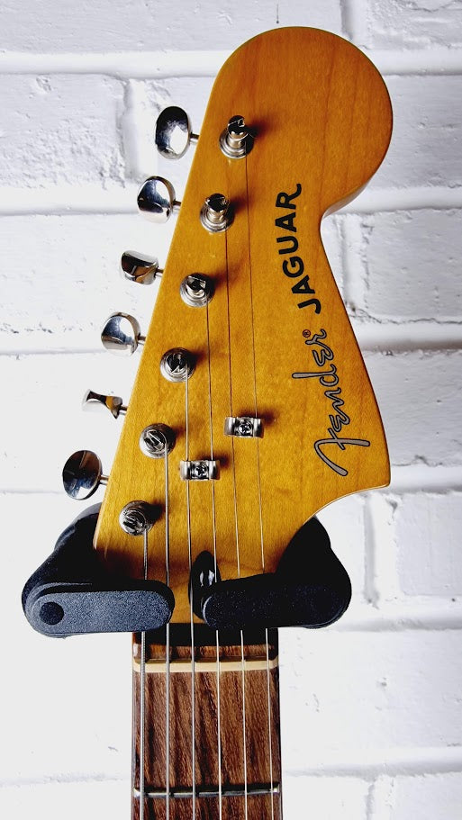 FENDER MODERN PLAYER JAGUAR BLACK TRANSPARENT ELECTRIC GUITAR