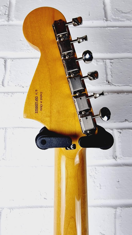 FENDER MODERN PLAYER JAGUAR BLACK TRANSPARENT ELECTRIC GUITAR