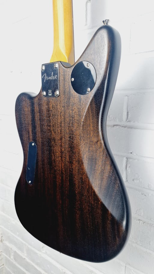 FENDER MODERN PLAYER JAGUAR BLACK TRANSPARENT ELECTRIC GUITAR