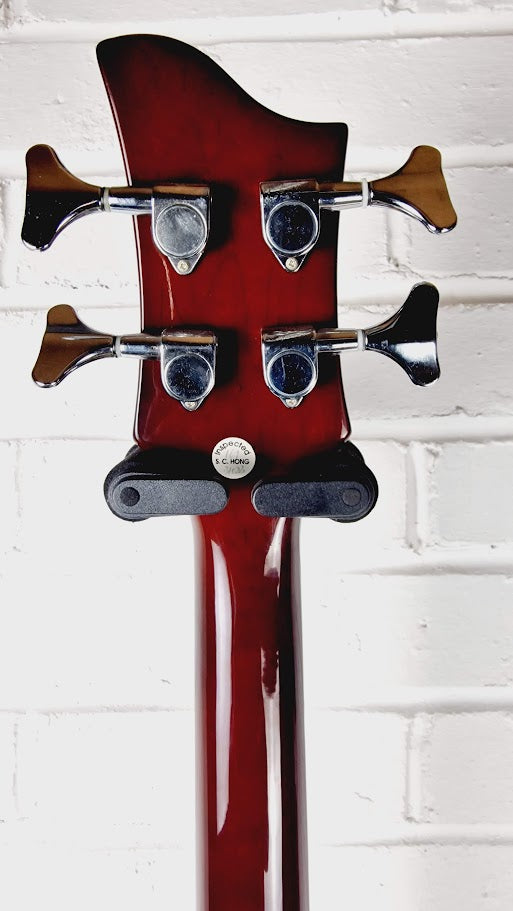 TANGLEWOOD RVB-2 VIOLIN BASS SUNBURST GUITAR AND HARD CASE