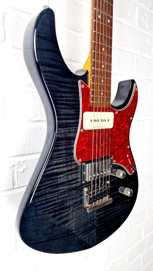 YAMAHA PAC611HFM PACIFICA TRANSLUCENT BLACK ELECTRIC GUITAR