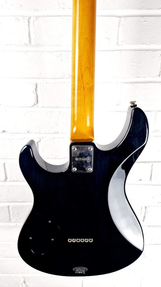 YAMAHA PAC611HFM PACIFICA TRANSLUCENT BLACK ELECTRIC GUITAR