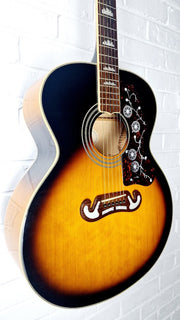 EPIPHONE EJ 200 VS JUMBO SUNBURST 2007 ACOUSTIC GUITAR + HARD CASE
