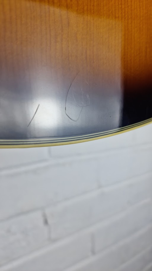 EPIPHONE EJ 200 VS JUMBO SUNBURST 2007 ACOUSTIC GUITAR + HARD CASE