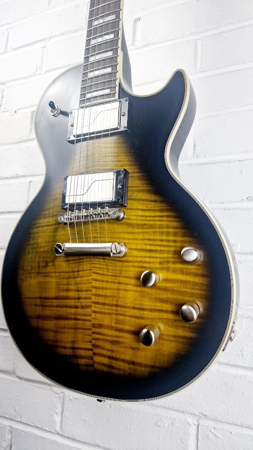 EPIPHONE LES PAUL PROPHECY OLIVE TIGER AGED GLOSS ELECTRIC GUITAR