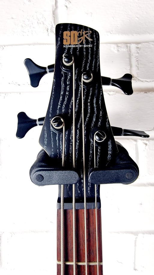 IBANEZ SR670 SKF SR SILVER WAVE BLACK 4 STRING BASS GUITAR