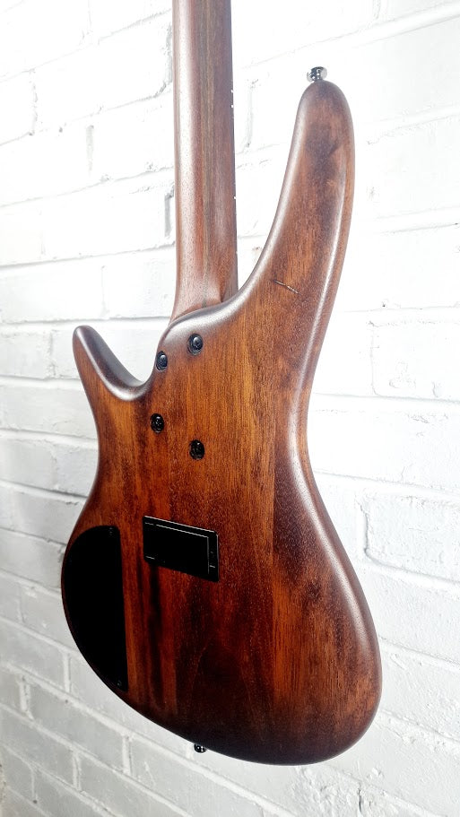 IBANEZ SR670 SKF SR SILVER WAVE BLACK 4 STRING BASS GUITAR