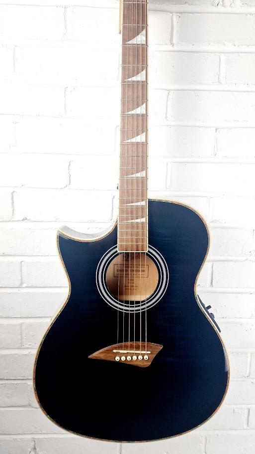 LINDO ORG SL SLIM BLULE ELECTRO ACOUSTIC GUITAR