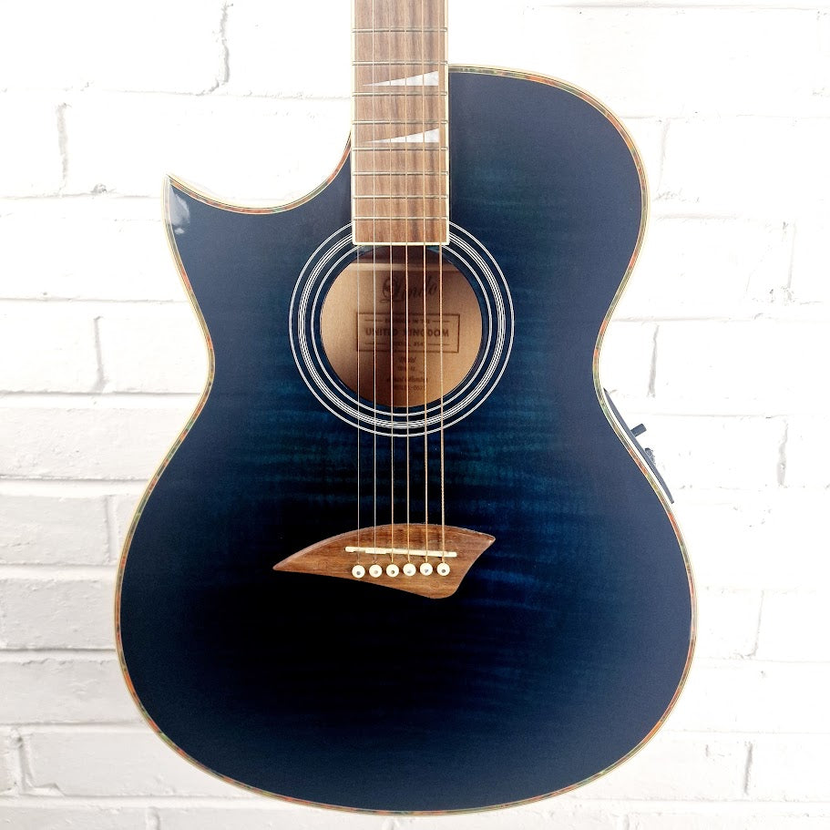 LINDO ORG SL SLIM BLULE ELECTRO ACOUSTIC GUITAR