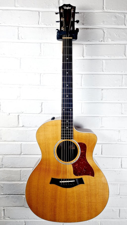 TAYLOR 214CE CF DLX COPAFERA SITKA ELECTRO ACOUSTIC GUITAR + TAYLOR HARD CASE