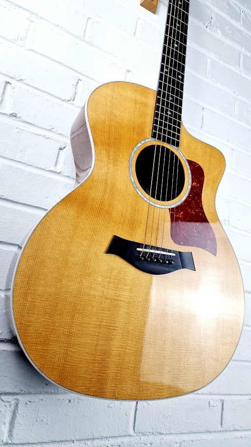 TAYLOR 214CE CF DLX COPAFERA SITKA ELECTRO ACOUSTIC GUITAR + TAYLOR HARD CASE