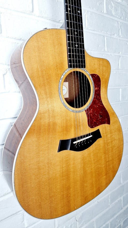 TAYLOR 214CE CF DLX COPAFERA SITKA ELECTRO ACOUSTIC GUITAR + TAYLOR HARD CASE