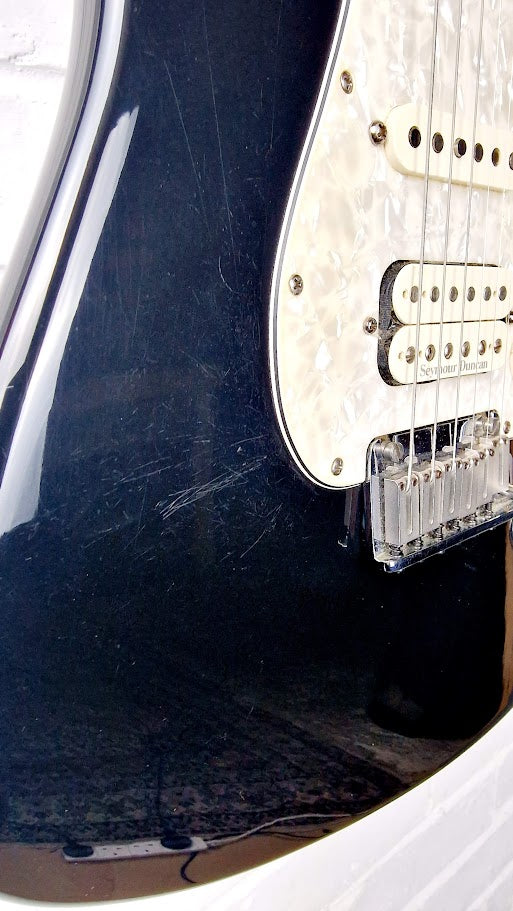 FENDER AMERICAN HSS FAT STRAT STRATOCASTER 2000 BLACK