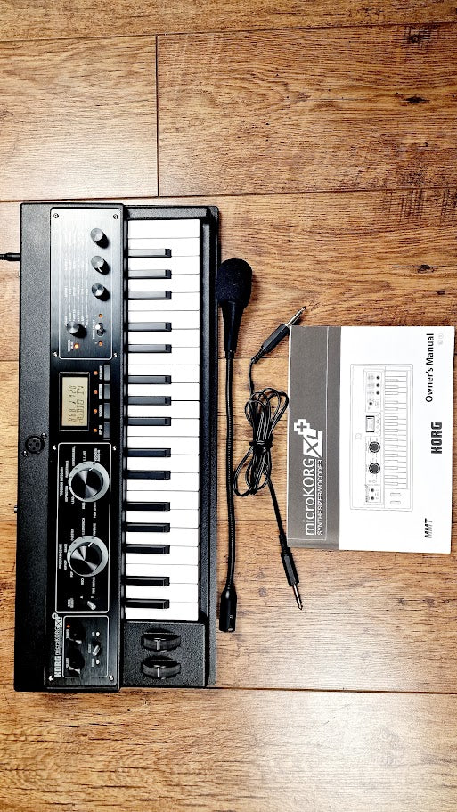 KORG MICROKORG XL+ SYNTHESIZER / VOCODER + OFFICIAL CASE
