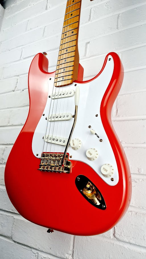FENDER SQUIER 50S CLASSIC VIBE STRATOCASTER FSR FIESTA RED ELECTRIC GUITAR