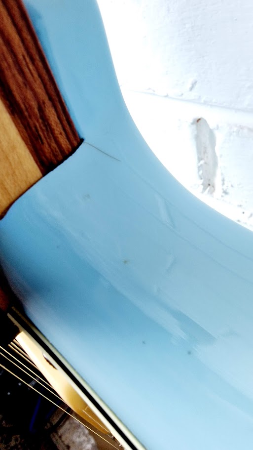 VINTAGE ADVANCE AV6 LAGUNA BLUE STRATOCASTER ELECTRIC GUITAR