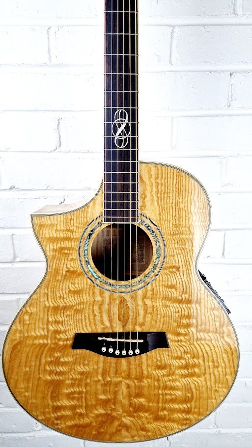 IBANEZ EW20LASE-NT NATURAL LEFT HANDED ELECTRO ACOUSTIC GUITAR