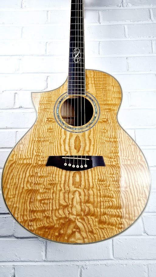 IBANEZ EW20LASE-NT NATURAL LEFT HANDED ELECTRO ACOUSTIC GUITAR
