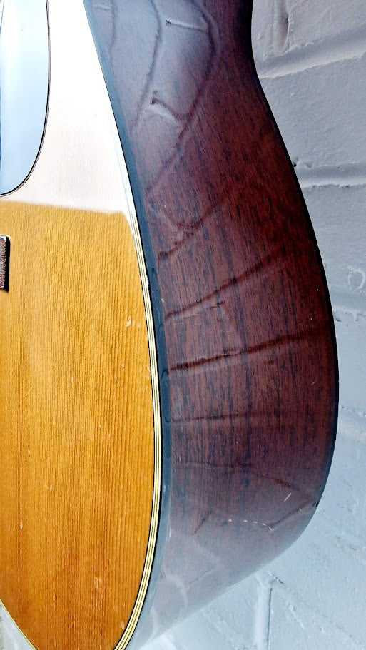 YAMAHA FG180 RED LABEL 1970s ACOUSTIC GUITAR #002