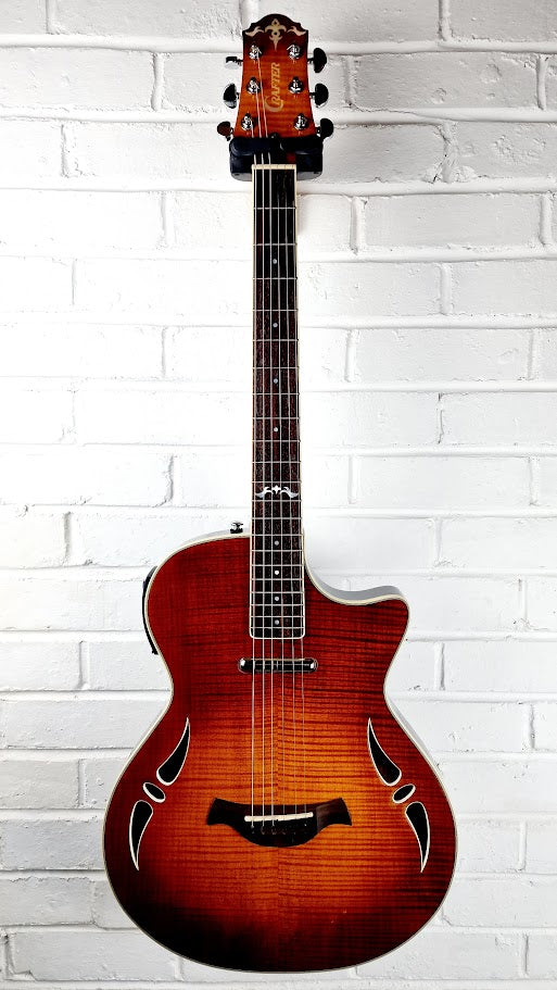CRAFTER SA-TMVS HYBRID TIGER MAPLE VINTAGE SUNBURST ELECTRO ACOUSTIC