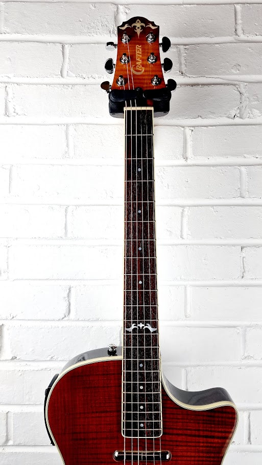 CRAFTER SA-TMVS HYBRID TIGER MAPLE VINTAGE SUNBURST ELECTRO ACOUSTIC