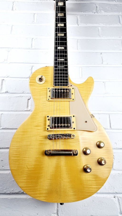 KIMBARA LES PAUL NATURAL JAPANESE ELECTRIC GUITAR + HARD CASE