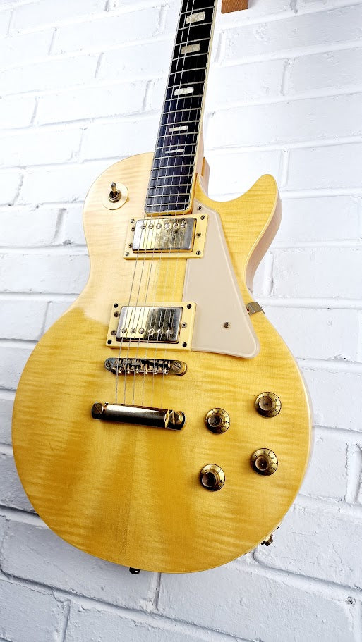 KIMBARA LES PAUL NATURAL JAPANESE ELECTRIC GUITAR + HARD CASE