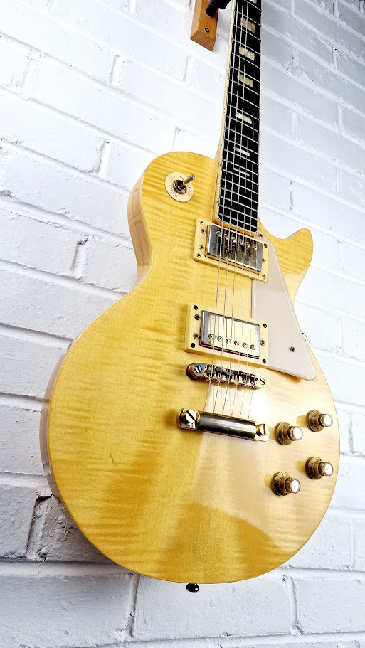 KIMBARA LES PAUL NATURAL JAPANESE ELECTRIC GUITAR + HARD CASE