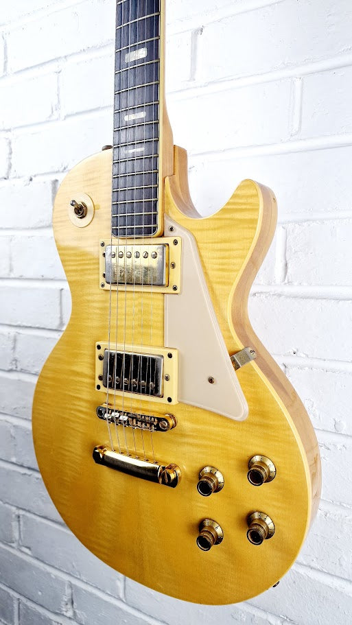 KIMBARA LES PAUL NATURAL JAPANESE ELECTRIC GUITAR + HARD CASE