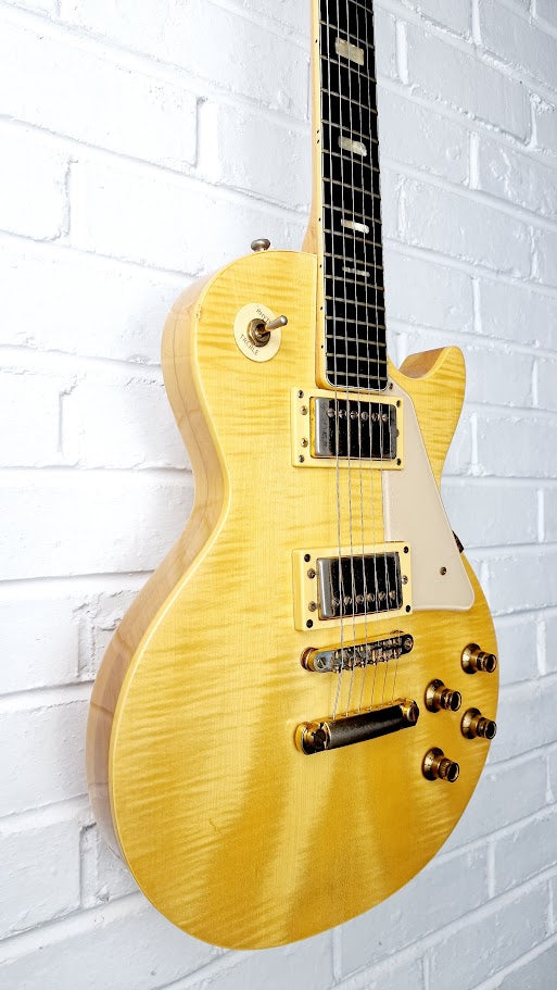 KIMBARA LES PAUL NATURAL JAPANESE ELECTRIC GUITAR + HARD CASE