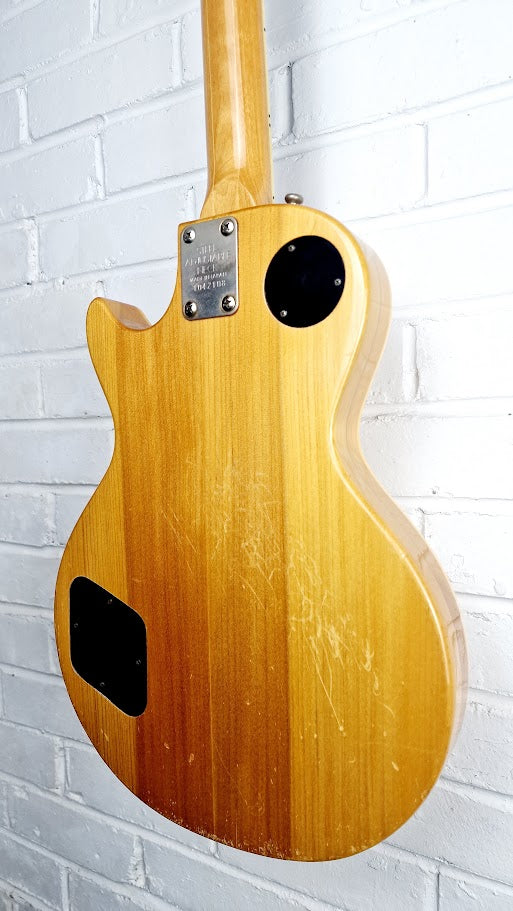 KIMBARA LES PAUL NATURAL JAPANESE ELECTRIC GUITAR + HARD CASE