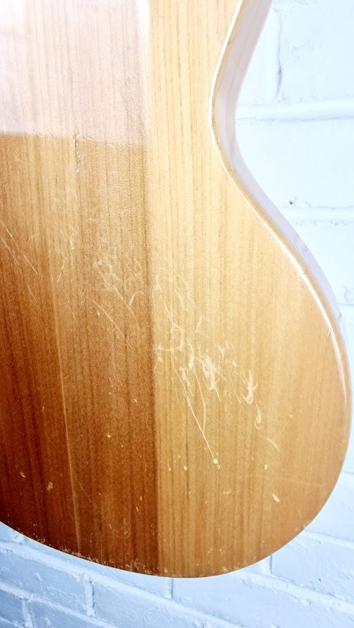 KIMBARA LES PAUL NATURAL JAPANESE ELECTRIC GUITAR + HARD CASE