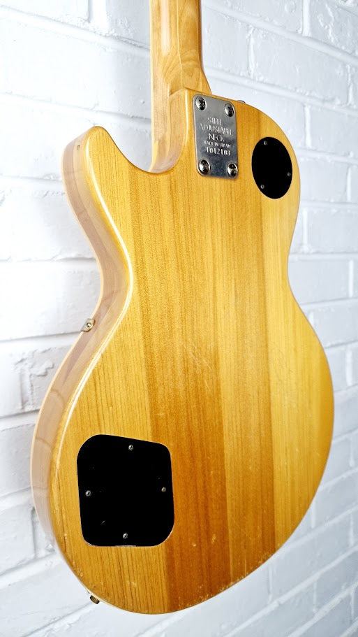 KIMBARA LES PAUL NATURAL JAPANESE ELECTRIC GUITAR + HARD CASE