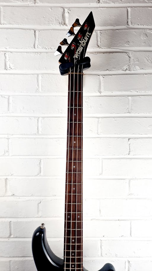 WASHBURN FORCE ABT 80s 4 STRING BLACK BASS GUITAR