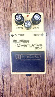 BOSS SUPER OVERDRIVE SD1 SD-1 GUITAR EFFECTS PEDAL