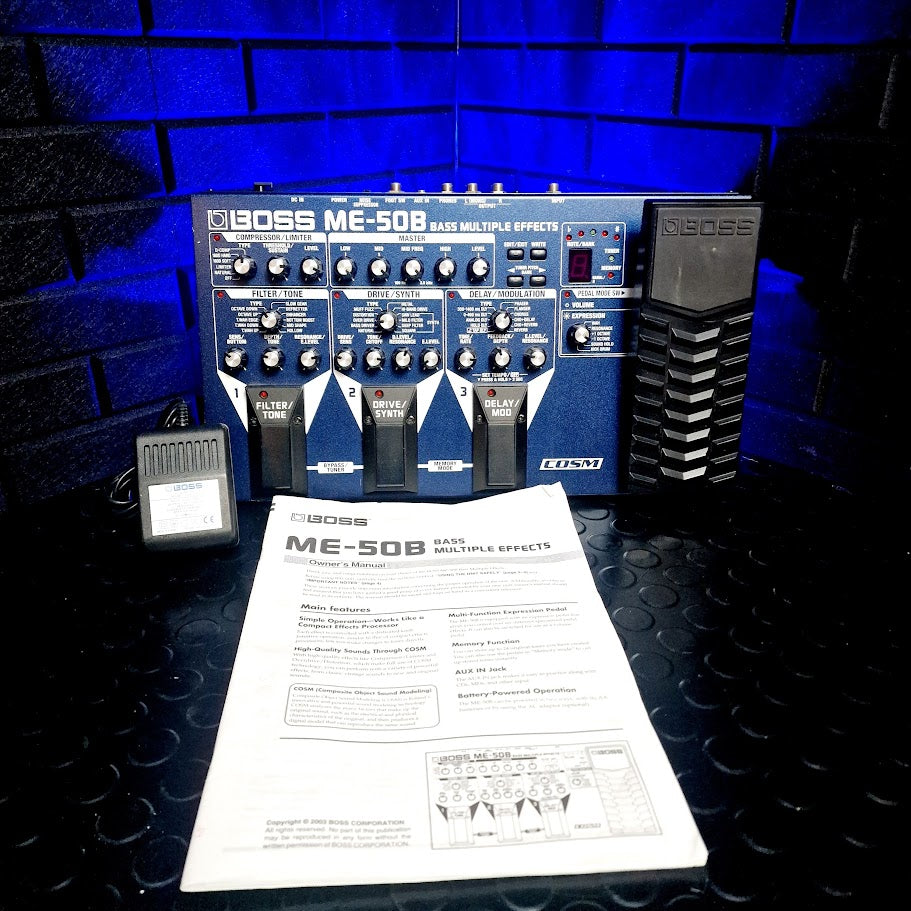 BOSS ME50B MULTI EFFECTS BASS PEDAL