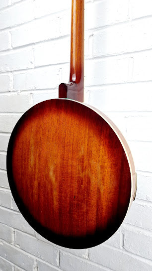 J WALKER JAPANESE 4 STRING RESONATOR BANJO + VIKING CASE