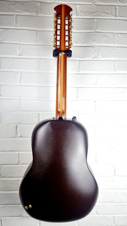 OVATION 1658 CUSTOM LEGEND 12 STRING BOWL BACK GUITAR AND HARD CASE