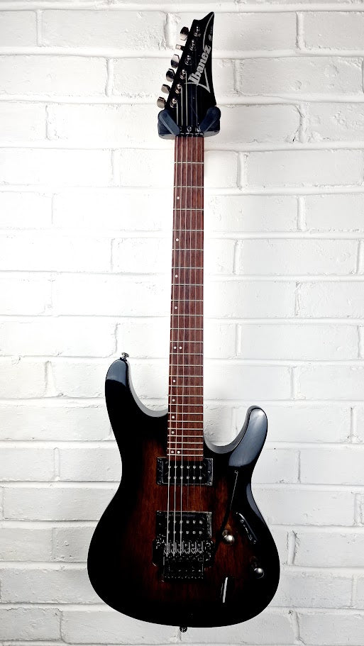IBANEZ S520 TRANSPARENT BLACK SUNBURST ELECTRIC GUITAR