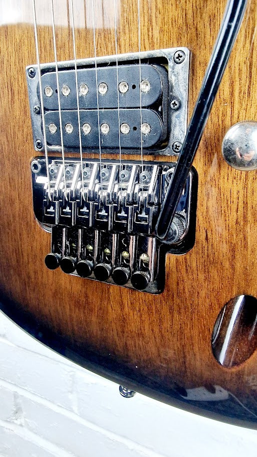 IBANEZ S520 TRANSPARENT BLACK SUNBURST ELECTRIC GUITAR